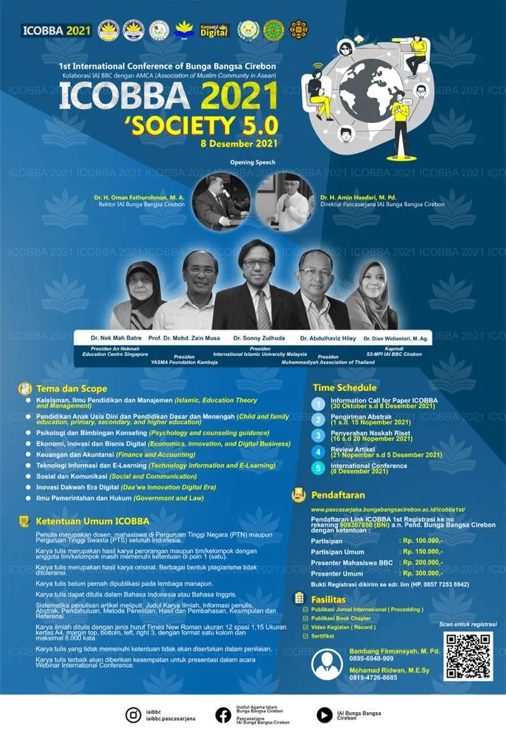 					View Vol. 1 No. 2 (2022): Proceedings of The 1st International Conference of Bunga Bangsa Cirebon (ICOBBA)
				